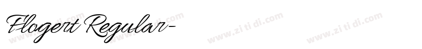 Flogert Regular字体转换 Flogert Regular字体转换